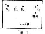 三相功率因數(shù)表表后接線柱