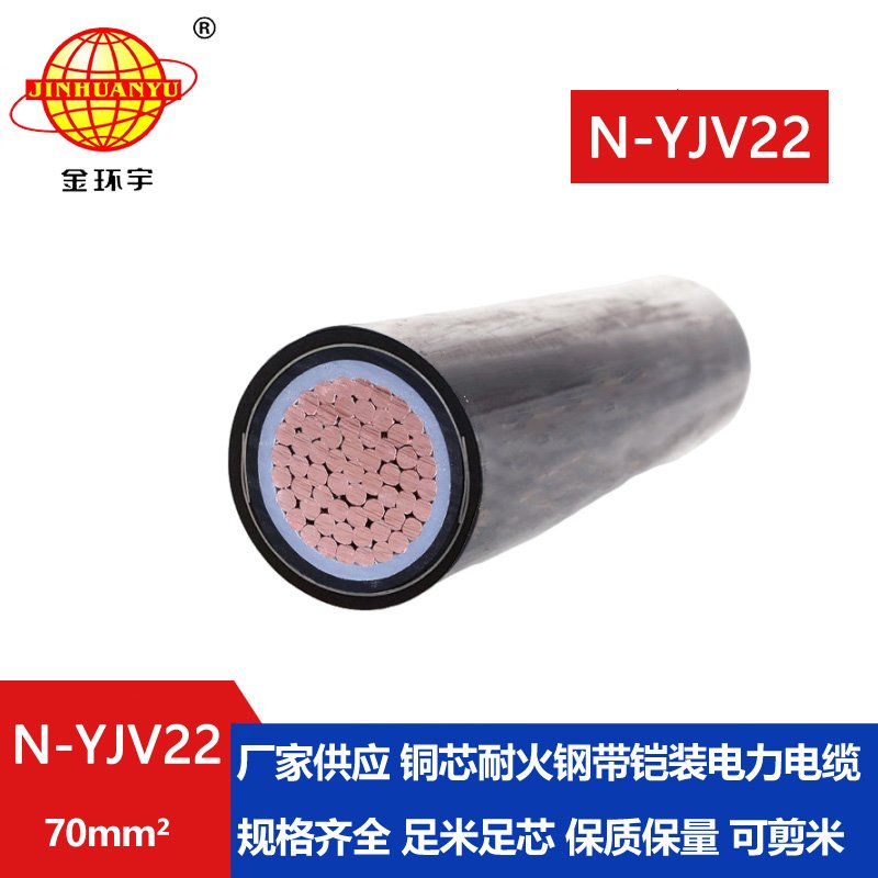 金環(huán)宇電線電纜 銅芯低壓yjv22電纜深圳耐火鎧裝